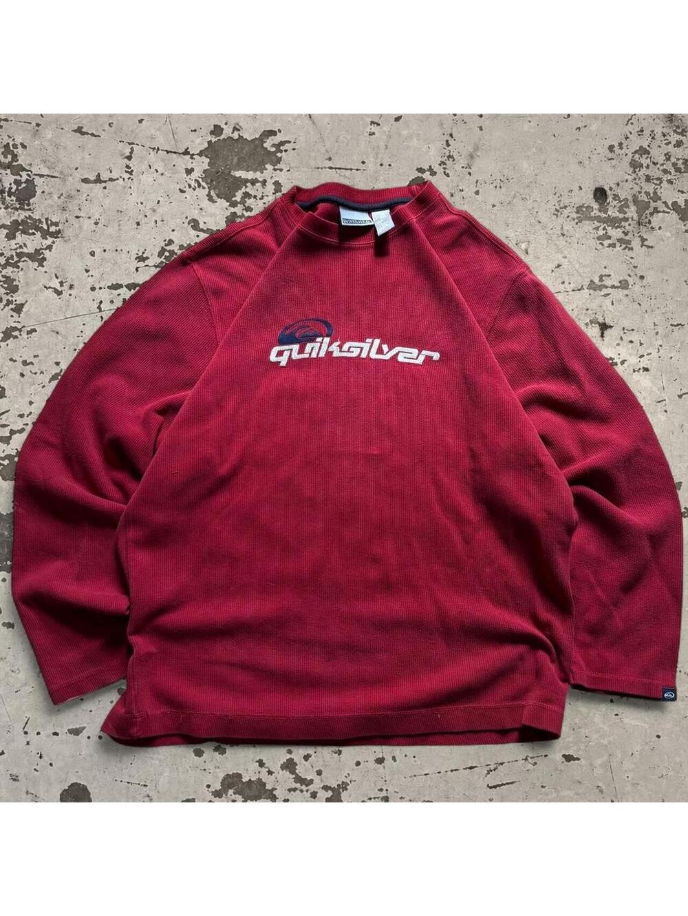 Mens rare vintage Y2K Quiksilver Sweatshirt Size L
